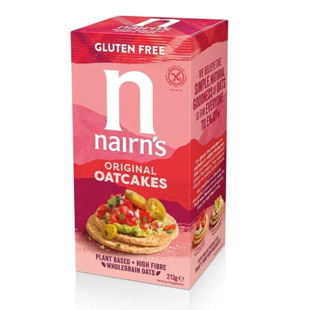 Nairns Gluten Free Oat Cakes 213g (Pack of 6)