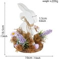 thumbnail image 3 of Dalrosia Easter Bunny Table Signs with Flower Bases, Wooden Bunny Table Centerpieces for Party Home Decoration, Easter GIfts, 3 of 3