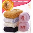 thumbnail image 3 of Fuzzy Socks for Women Soft Cozy Fluffy Winter Warm Slipper Socks Home Sleeping Animal Socks, 3 of 7