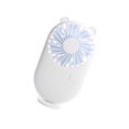 thumbnail image 1 of kurtrusly Mini Fan USB Rechargable Cooling Fan Handheld Portable Low Noize White-Bear, 1 of 8