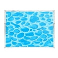 thumbnail image 2 of Clear Acrylic Tray Water Cup Tray Teacup Jewelry Storage Tray for Serving and Home Decor Blue Water Texture Pattern, 2 of 7