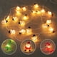 thumbnail image 4 of Guirnalda de luces LED de 2 m con forma de Papá Noel y muñeco de nieve para dormitorio y jardín, suministros para Navidad 2024, 4 of 5