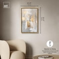 thumbnail image 5 of Caesar Grey Canvas Midcentury Abstract by Art Remedy, Gold Frame, 20" x 30", 5 of 7