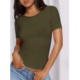 thumbnail image 3 of Remera PRETTYGARDEN 2025 de Punto Acanalado Ajustada XL, 3 of 5
