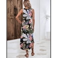 thumbnail image 3 of Zeagoo Summer Dress for Women 2025 Casual Maxi Sundress for Beach Tank Dress with Pockets Pleated Front Travel Outfits, 3 of 6
