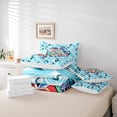 thumbnail image 4 of Erosebridal Wildlife Turtle Bed In A Bag King Size,Underwater World Bedding Sets King Size,Marine Animal Decoration,Reversible,Super Cozy,7 Pieces, 4 of 5