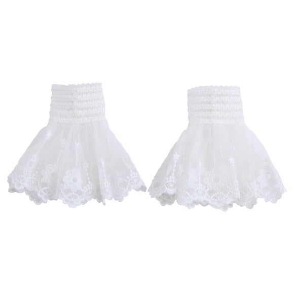 Puños falsos para muñecas Mangas acampanadas falsas Adornos para ropa Puños falsos con estilo