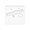 Genuine OE Toyota Handle Bezel - 76801-02130-J2
