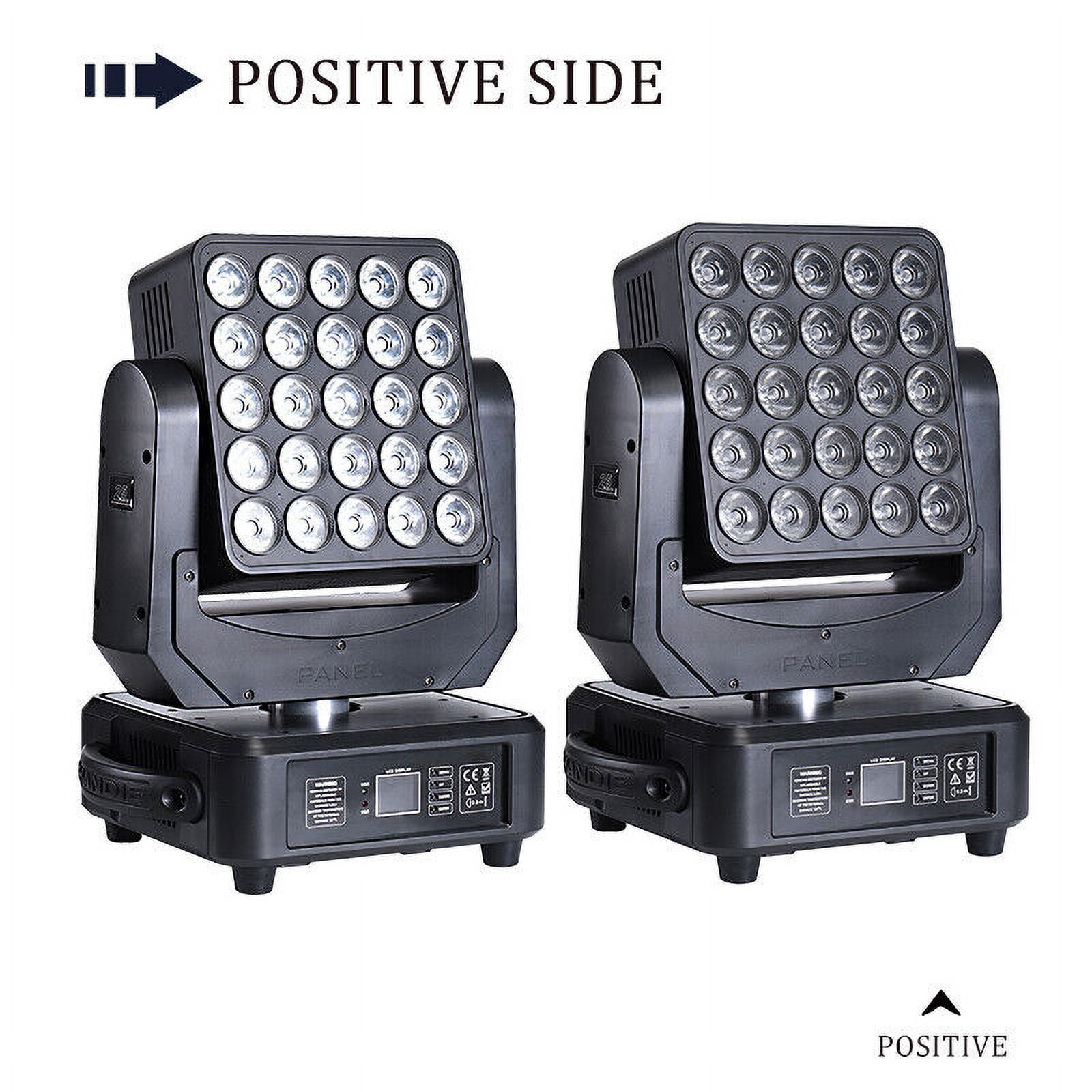 25x12W LED Matrix Lyre Beam DJ Light Blinder Stage Light 5X5 Panel Wash Effect