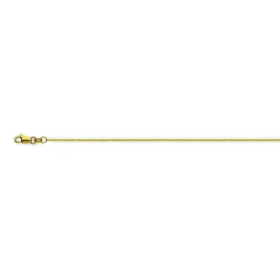 10K Yellow Gold 0.73 Box Chain in 16 inch, 18 inch, 20 inch, 22 inch, & 24 inch
