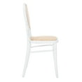 thumbnail image 5 of SAFAVIEH Sonia Nautical Cane Dining Chair, White/Natural, 5 of 13