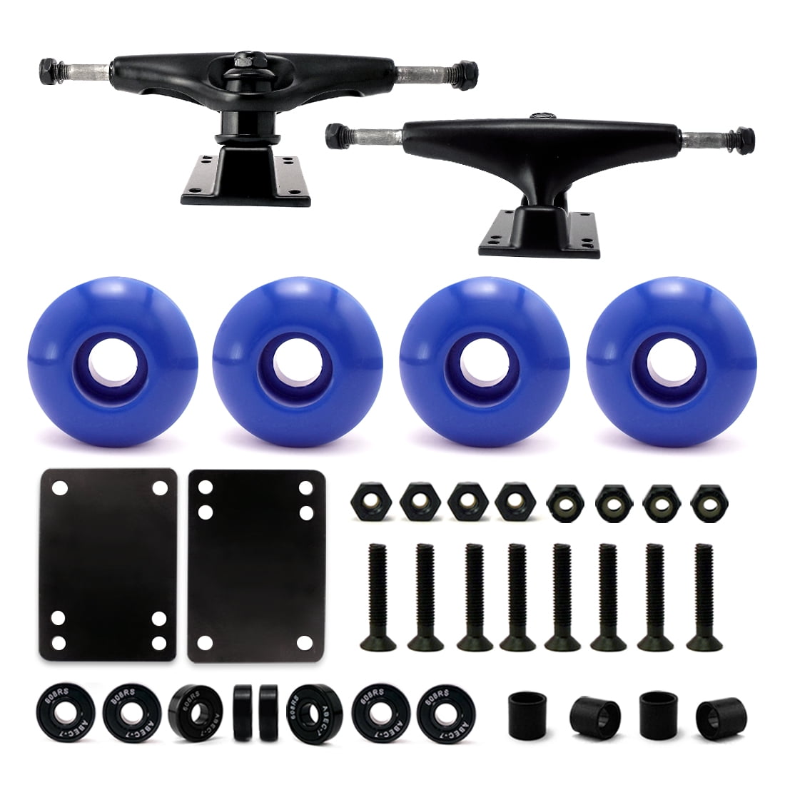 Victory Jump Skateboard Trucks and Wheels Set, Skateboard Accessories