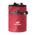 thumbnail image 1 of Bolsa de magnesio para escalada en roca con bolsillo con cremallera y cierre de cordón. Cinturón para la cintura. Rojo, 1 of 8