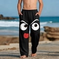 thumbnail image 1 of Pantalones largos para niños y niñas, de moda, estampados, casuales, de playa, con bolsillos., 1 of 9