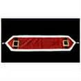 thumbnail image 2 of Northlight Christmas Santa Claus Belt Buckle Velveteen Table Runner - Red/White, 2 of 2
