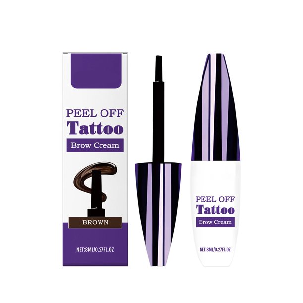 Lápiz de cejas líquido resistente al agua | Lápiz para cejas de película rasgable | Trazos de pincel ultrafinos | Efecto Cabello Natural | Larga duración | A prueba de manchas y sudor |