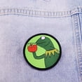 thumbnail image 3 of Kermit None My Business Frog Sipping Tea Patches Embroidery Applique Patch for Funny Clothes DIY Accessory$$Art & Craft, 3 of 5
