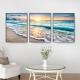 thumbnail image 5 of 3PCS Canvas Painting Pictures Home Art Decor Wall Posters Sea Landscape Beach, 5 of 5