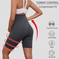 thumbnail image 2 of DDLUYY Women's Plus Size Butterluxe Tummy Control High Waist Yoga Shorts Workout Athletic Biker Shorts with Pockets 3-Pack, 2 of 6