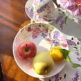 thumbnail image 2 of STP Goods  Lavender Meadow Bone China Soup Deep Plate Set of 4 - 8.5", 2 of 5