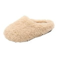 thumbnail image 2 of LYHaoo Children's Solid Color Slippers Winter Flat Bottomed Sizes 2 Big Kid 10-10.5 Years, 2 of 6