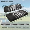 thumbnail image 3 of POLERO Silver Eagle USA Flag Golf Cart Seat Protector Easy to Install Ezgo Txt Front and Back Seat Cushion Cover for Golf Cart Decorations All Seasons, 3 of 8
