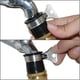 thumbnail image 4 of Conector de grifo redondo, conectores de manguera de latón de 1/2' a 3/4' de diámetro, adaptador universal para grifo de manguera de jardín, 4 of 5