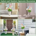 thumbnail image 6 of 22'' Colorful Tulips Artificial Flowers 10Pcs Fake Tulips Silk Fake Flowers, 6 of 6