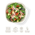 thumbnail image 3 of Bentgo Prep - 1-Compartment Bowls with Custom-Fit Lids - Reusable, Microwave Safe, Durable, & BPA-Free, Freezer & Dishwasher Safe Meal Prep Food Storage - 10 Bowls & Lids (White Stone Tan), 3 of 7