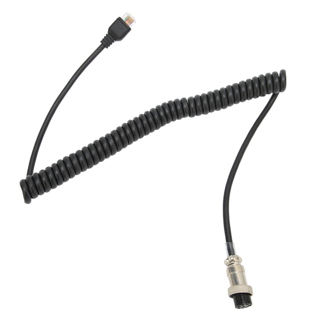 Speaker Microphone Cable,Microphone Cable Replacement Handheld Microphone Adapter Cable Replacement Radio Mic Cable Finely Tuned Performance