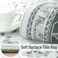 thumbnail image 2 of VUNATE Area Rugs for Living Room 8'x10' Washable Floor Carpet Soft Distressed Boho Floral Large Rugs for Bedroom Dining Room Non Slip Indoor Home Decor Gray, 2 of 5