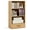 Natural, variant on 4-Tier Bookcase with Drawer, Wooden Cube Storage Organizer, Modern Display Shelf, Small Bookshelf for Small Spaces, 42.5" Tall Book Shelf for Classroom, Kid's Room, Bedroom (Black)