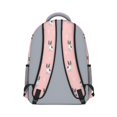 thumbnail image 3 of French Bulldog and Hearts Pink Pattern Backpack for School, Cute School Bag with Adjustable Shoulder Straps and Padded Back, 15.3"x11"x6.7", 3 of 5