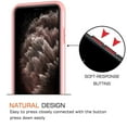 thumbnail image 4 of Cute Hard Silicone Phone Cover Case For Apple iPhone 11 Pro Max Case with [Tempered Glass Screen Protector] Shock Proof for Girls Women - Glitter Rose Gold, 4 of 7