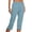 Light Blue, variant on Woman Pants Wide Leg Straight Baggy Pants Capri Slacks Womens Pants Casual Comfy Pants Women Summer Clothes