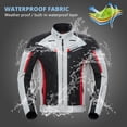 thumbnail image 2 of HEROBIKER-Chaqueta impermeable para motocicleta, traje de carreras para hombre, chaqueta de motocicleta usable + Pantalones de motocicleta, conjunto de Moto con protección EVA, 2 of 5