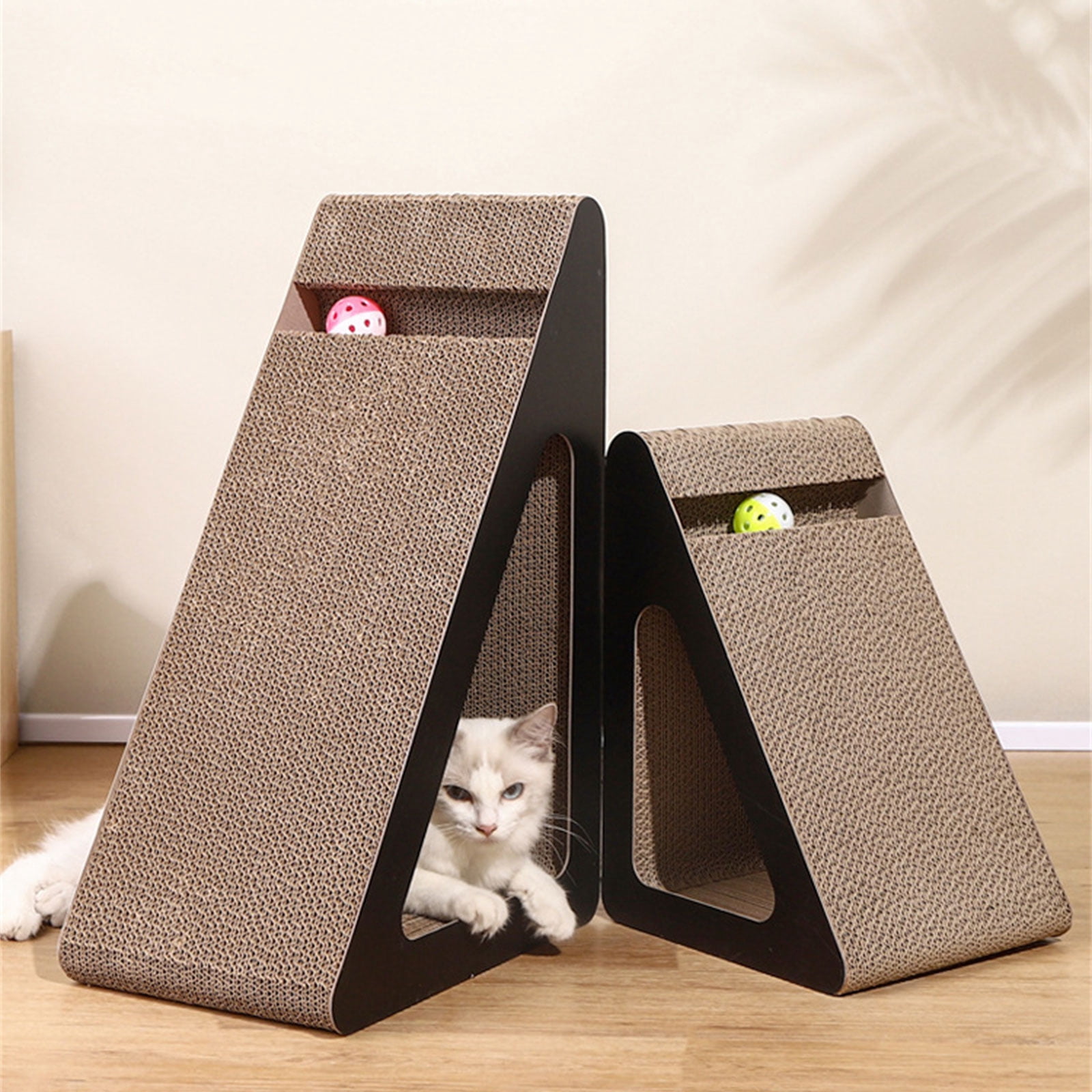 Standing Cats Scratcher With Rotating For Engaging Pet Entertainment Indoor Boredom Cats Entertainment Toy
