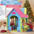 thumbnail image 5 of iRerts Kids Playhouse, EVA Foam Cottage Playhouse for Kids Ages 2+, Indoor Play House with Play Kitchen, Toddler Play Equipment Toys Pretend Playhouse for Boy Girl Gifts, No-Tools Required Assembly, 5 of 8