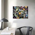 thumbnail image 3 of GOSMITH  Canvas Wall Art Modern Wall Decor Abstract Wall Art for Bedroom Bathroom Space Graffiti Wall Art Ready to Hang, 3 of 4