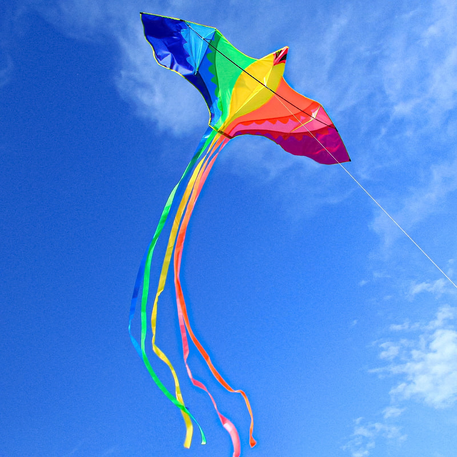 Sturdy Animal Multicolor Phoenix Beginner Beach Flying Kite For Kid Adult 