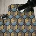 thumbnail image 3 of Ambesonne Japanese Grommet Curtain, Classic Birds, 50" x 108", Sand Brown Blue Grey, 3 of 6