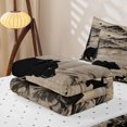 thumbnail image 5 of Erosebridal Mountain Bear Wildlife Zipper Full Size Comforter Sets with Fitted Sheet and 2 Pillowcases for Boys Men, Coniferous Tree Print Zipper Bedding Set, Beige, Reversible, 4-Piece, 5 of 7