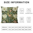 thumbnail image 5 of Nawypu  William Morris Green Vintage Floral HD Throw Pillow Covers Sofa Pillowcase Car Square Throw Pillowcases Home Decoration, 5 of 5