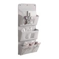 thumbnail image 1 of Bolsa de almacenamiento montada en la pared Multicapa Oxford Cloth Organizador lavable para Home Kitchen Bedroom Bathroom Sundries Toy - Gris, 1 of 3