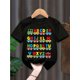 thumbnail image 2 of Summer Boys' Stylish T-Shirts with a Cute Short-Sleeve Design Featuring a Train Print of The Abcs... 26 Letters., 2 of 7