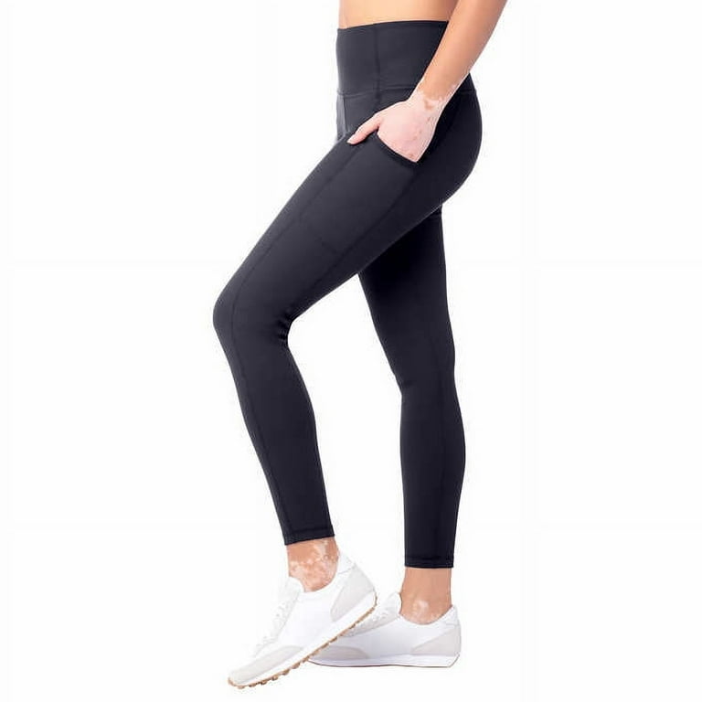 Lukka Lux Ladies Ribbed Legging Black XL Walmart