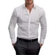 thumbnail image 2 of Ceisia Men's All Gift Seasons Formal Solid Color Round Neck Long Sleeve Shirt - Comfortable Daily Outdoor Wear, 2 of 5