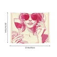 thumbnail image 6 of Kdxio Ace Of Diamonds Lady Wall Hanging Tapestries Banner For Bedroom College Dorm Home Living Room Party Decor 29X37 In, 6 of 8
