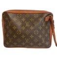 thumbnail image 2 of Pre-Owned LOUIS VUITTON Saxpo Handbag, Monogram Clutch Bag, Brown, Men's, 2 of 15