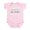 Petal Pink, variant on CafePress - Only Child (New Big Sister) Infant Bodysuit - Baby Light Bodysuit, Size Newborn - 24 Months